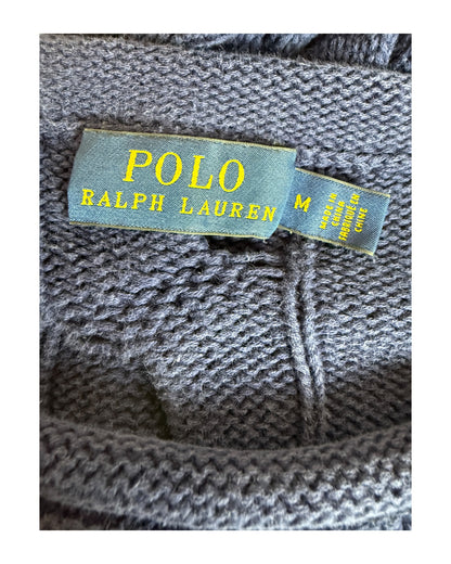 Polo Ralph Lauren Zopfmuster Pullover marineblau Größe M