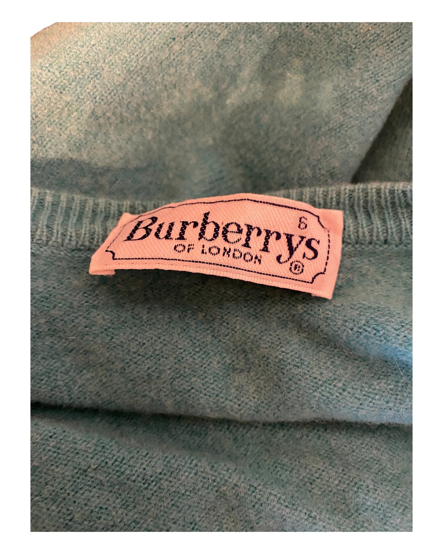 Burberry Pullover türkis Größe M