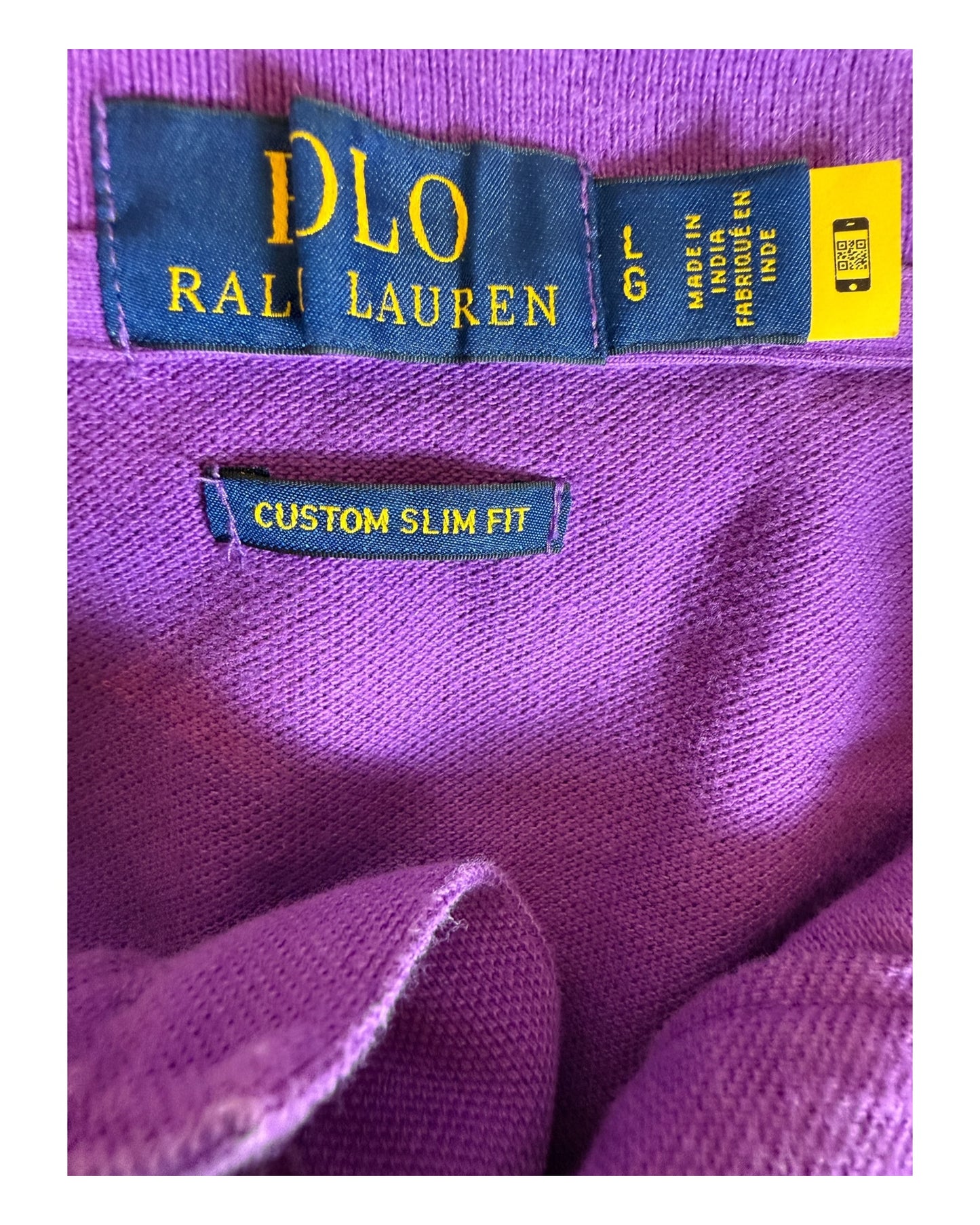 Polo Ralph Lauren Poloshirt Lila Größe L
