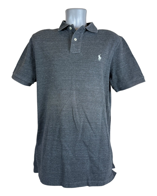 Polo Ralph Lauren Poloshirt schwarz meliert Größe M