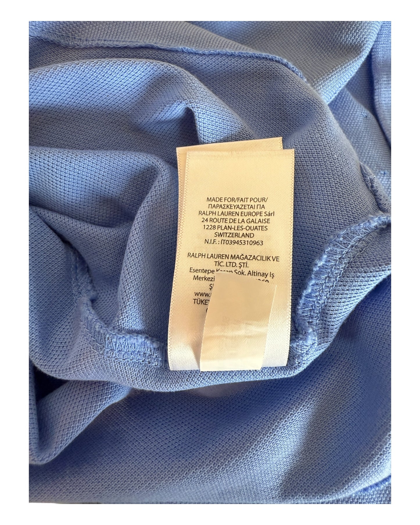 Polo Ralph Lauren Poloshirt hellblau Größe L