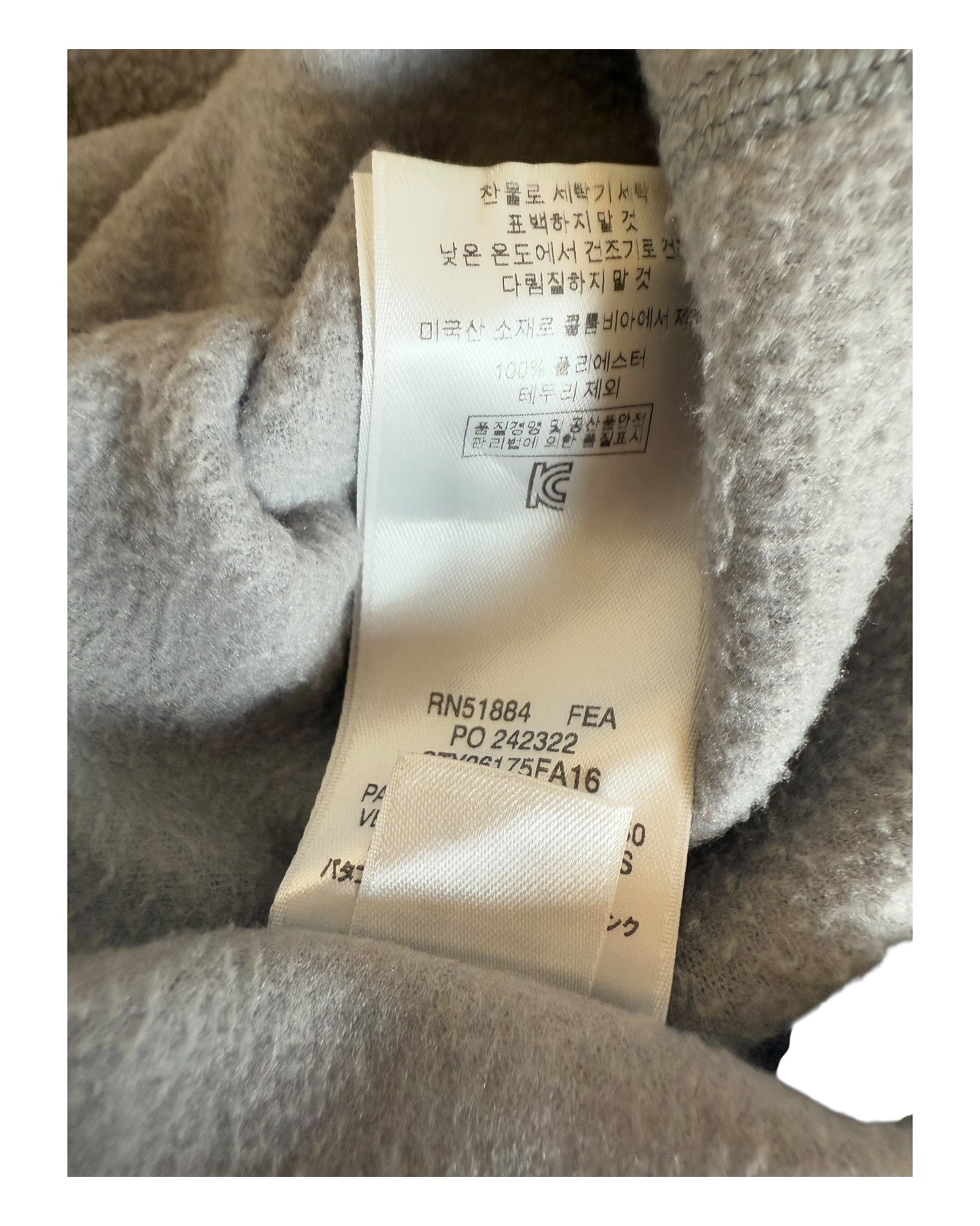 Patagonia Fleece Half Zip Pullover grau Größe M