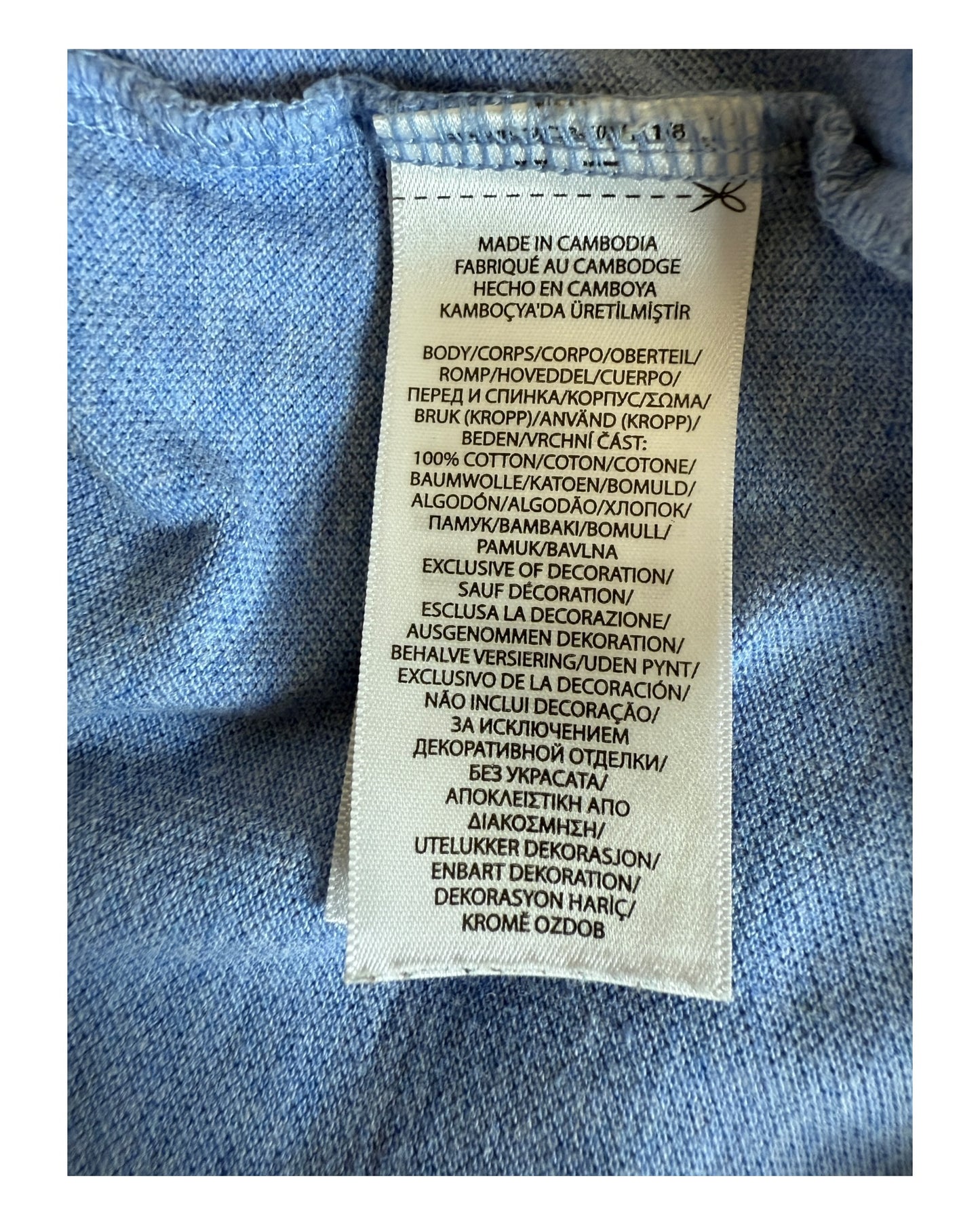 Polo Ralph Lauren Poloshirt hellblau Größe L