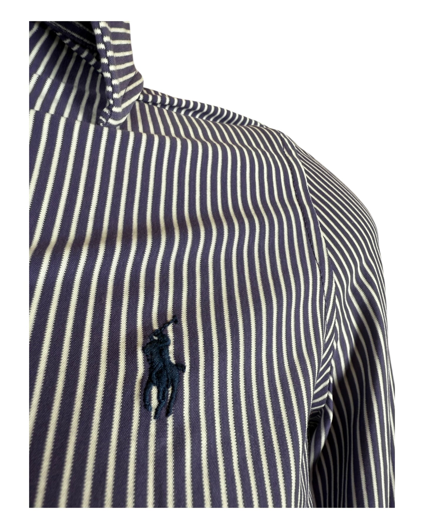Polo Ralph Lauren Bluse violett weiß gestreift Größe M