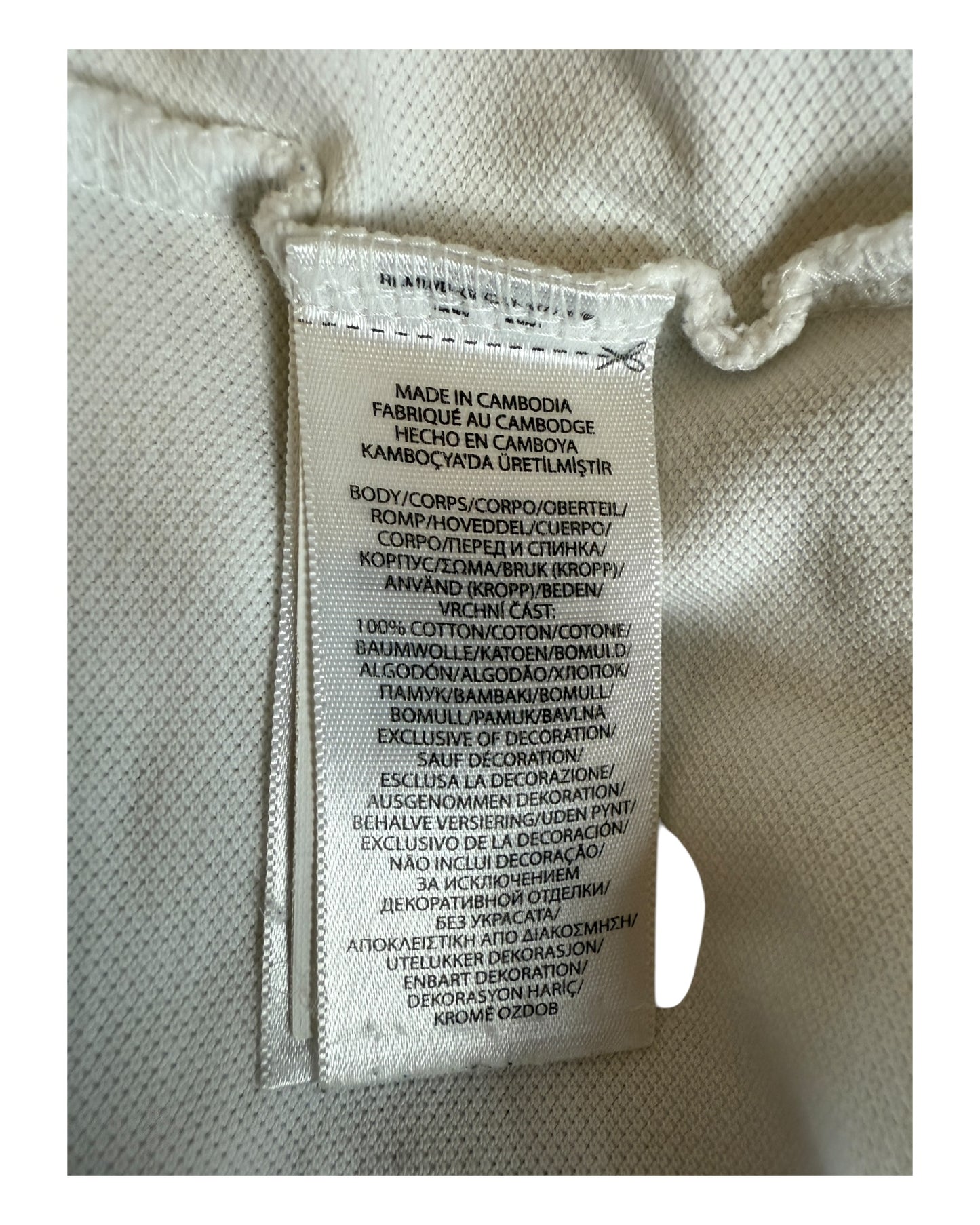 Polo Ralph Lauren Poloshirt weiß Größe L
