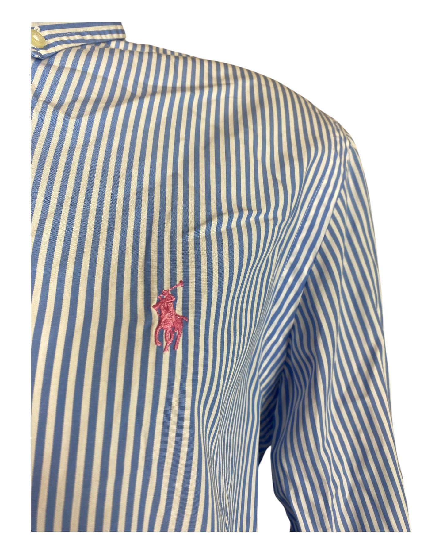 Polo Ralph Lauren Hemd blau weiß gestreift Größe M