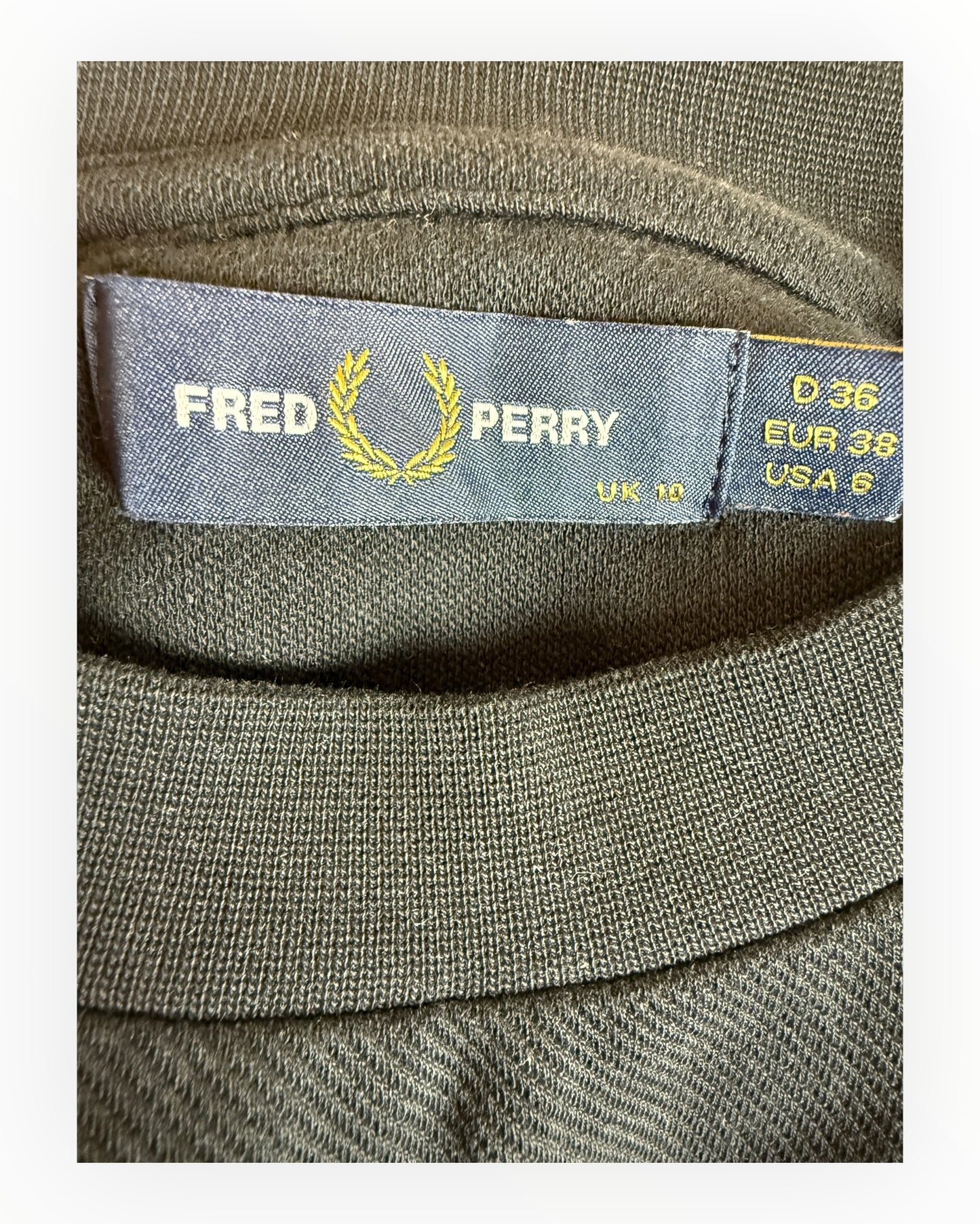 Fred Perry Pullover schwarz Größe M