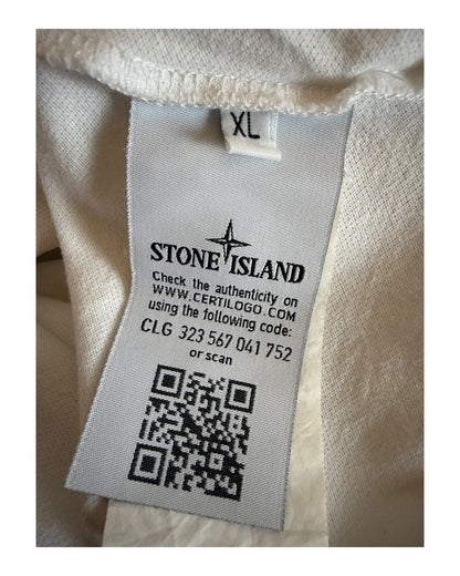 Stone Island Poloshirt weiß Größe XL