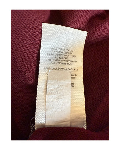 Polo Ralph Lauren Poloshirt bordeauxrot Größe L