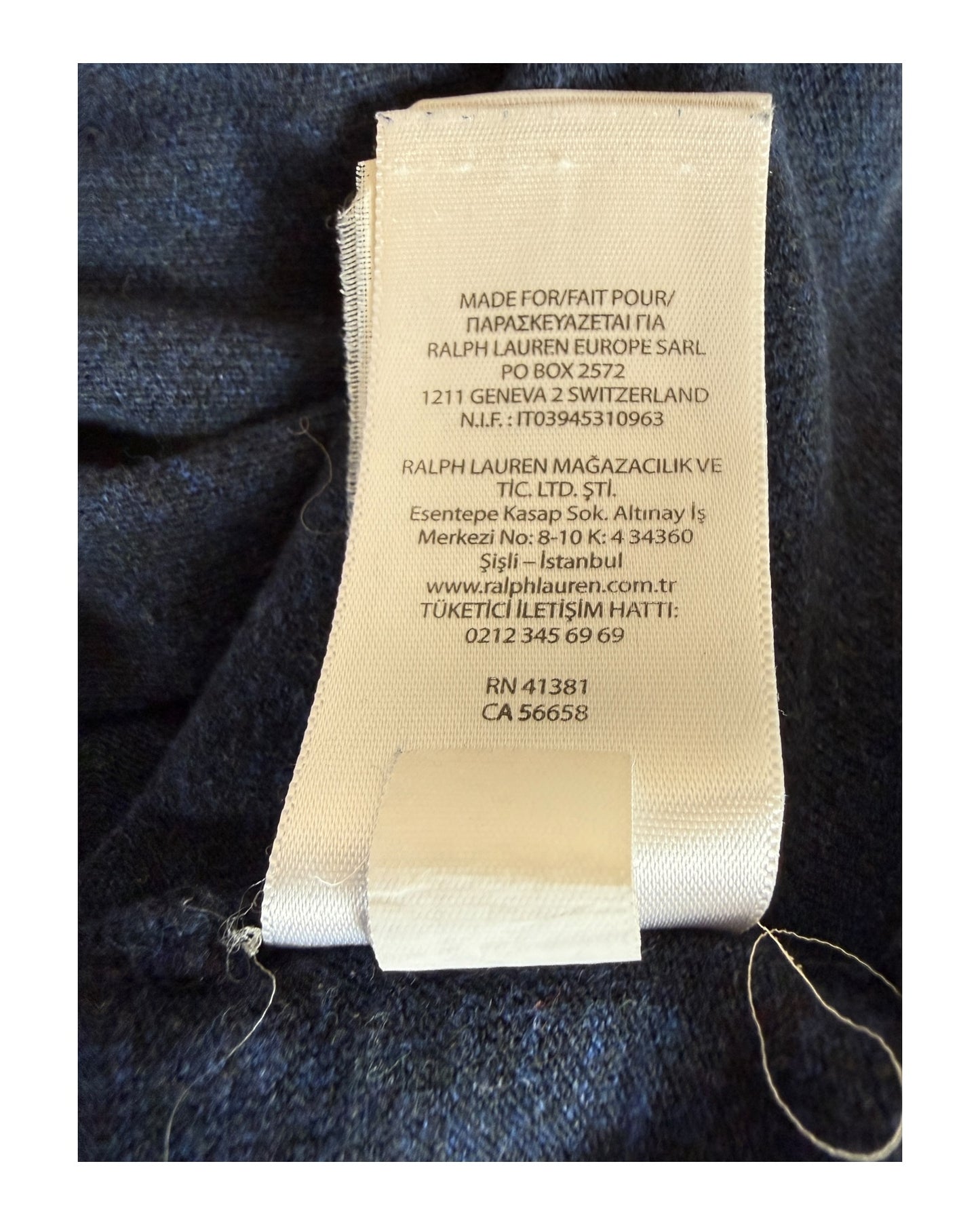 Polo Ralph Lauren Poloshirt marineblau Größe M
