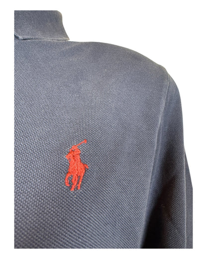 Polo Ralph Lauren langärmliges Poloshirt marineblau Größe M