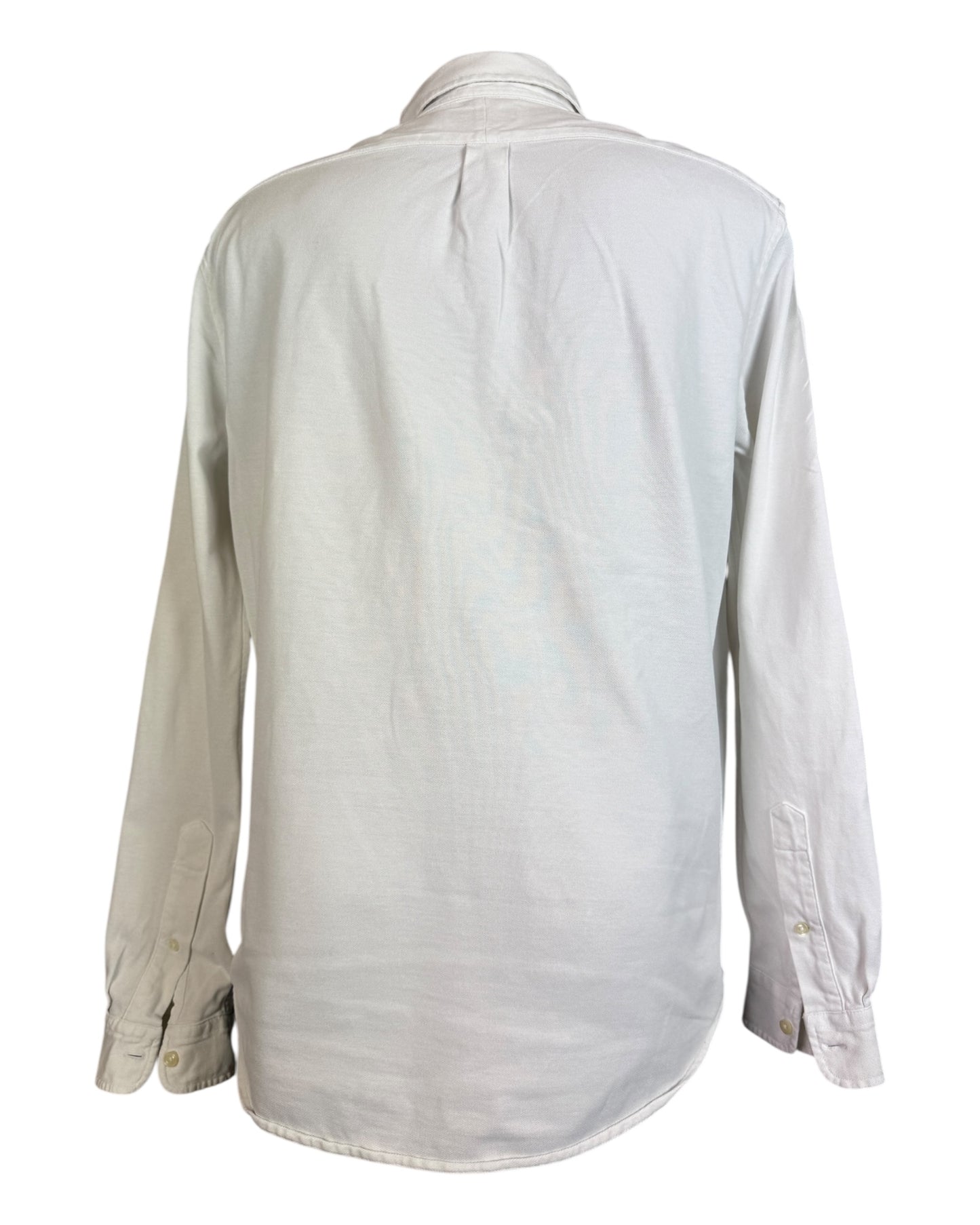 Polo Ralph Lauren Knit Oxfordhemd weiß Größe L