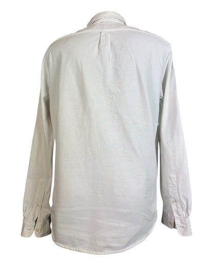 Polo Ralph Lauren Knit Oxfordhemd weiß Größe L