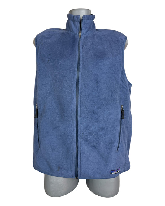 Patagonia Fleece Weste blau Größe M
