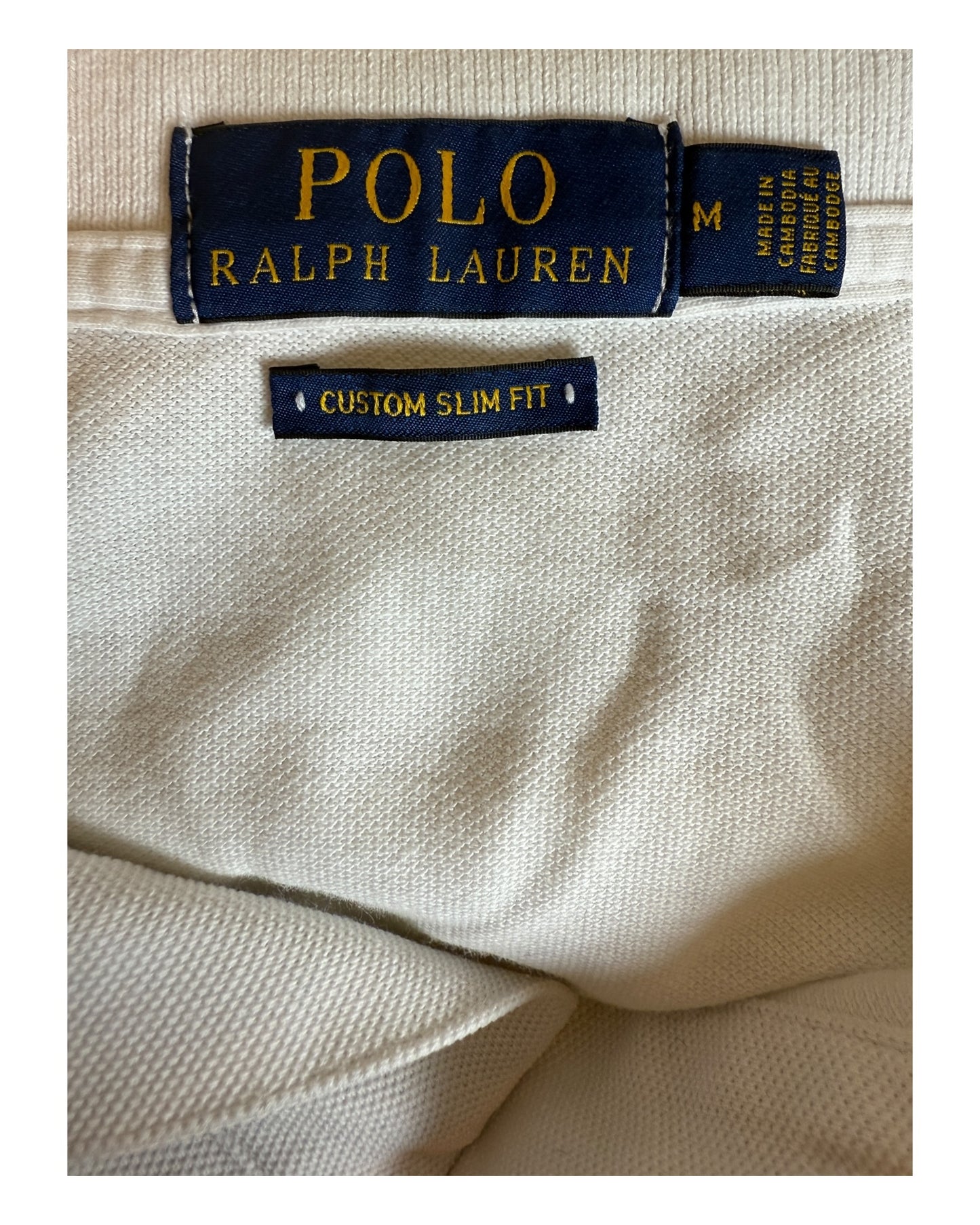 Polo Ralph Lauren Poloshirt weiß Größe M