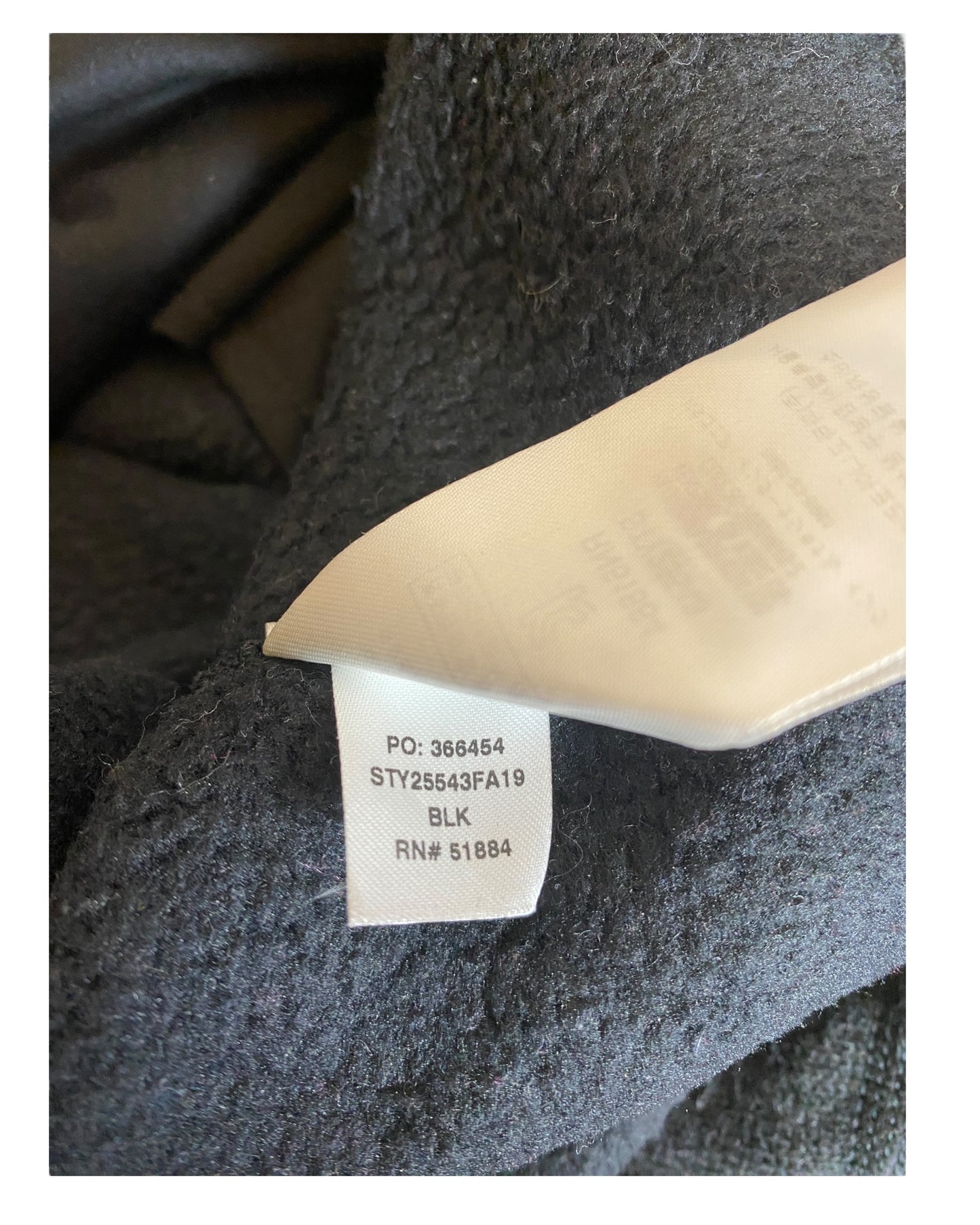 Patagonia Fleece Jacke schwarz Größe XL
