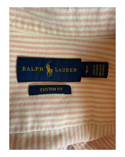 Polo Ralph Lauren Oxford Bluse rosa weiß gestreift Größe S
