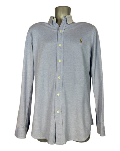 Polo Ralph Lauren Knit Oxfordhemd hellblau Größe L