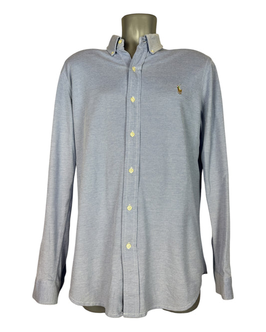 Polo Ralph Lauren Knit Oxfordhemd hellblau Größe L