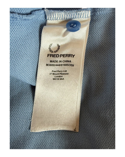 Fred Perry Poloshirt hellblau Größe L