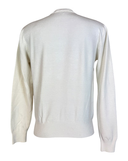 Fred Perry Pullover weiß Größe M