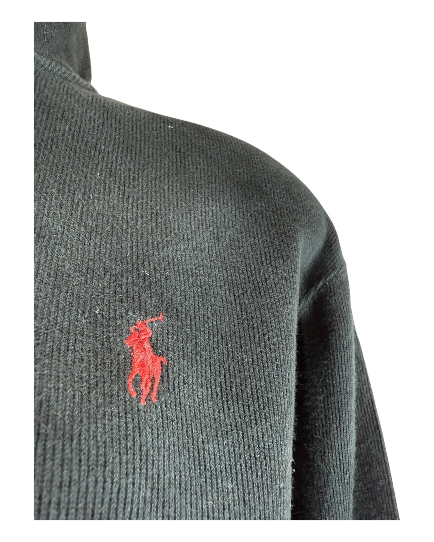 Polo Ralph Lauren Half Zip Pullover schwarz Größe L