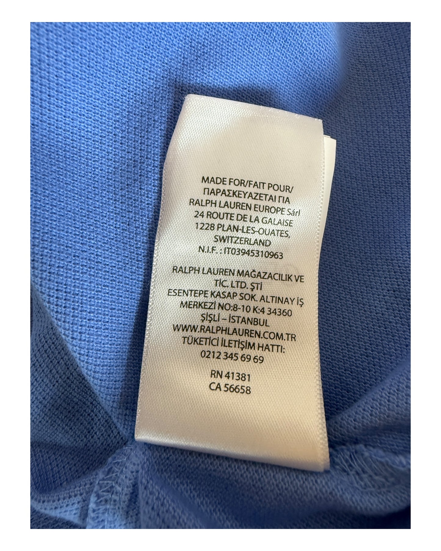 Polo Ralph Lauren Poloshirt hellblau Größe M