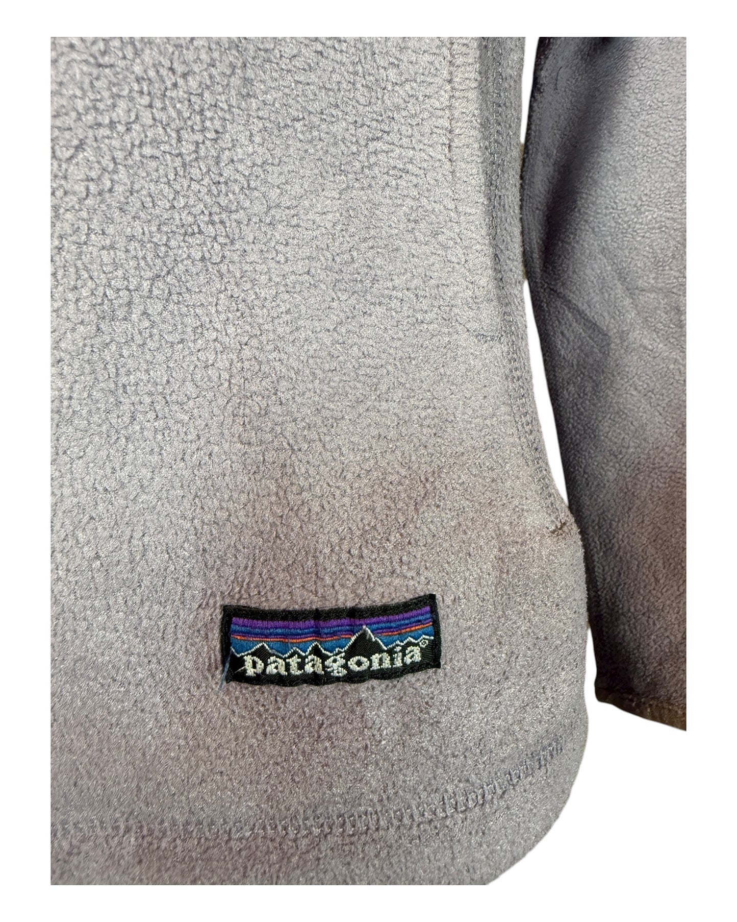 Patagonia Fleece Half Zip Pullover lila Größe M