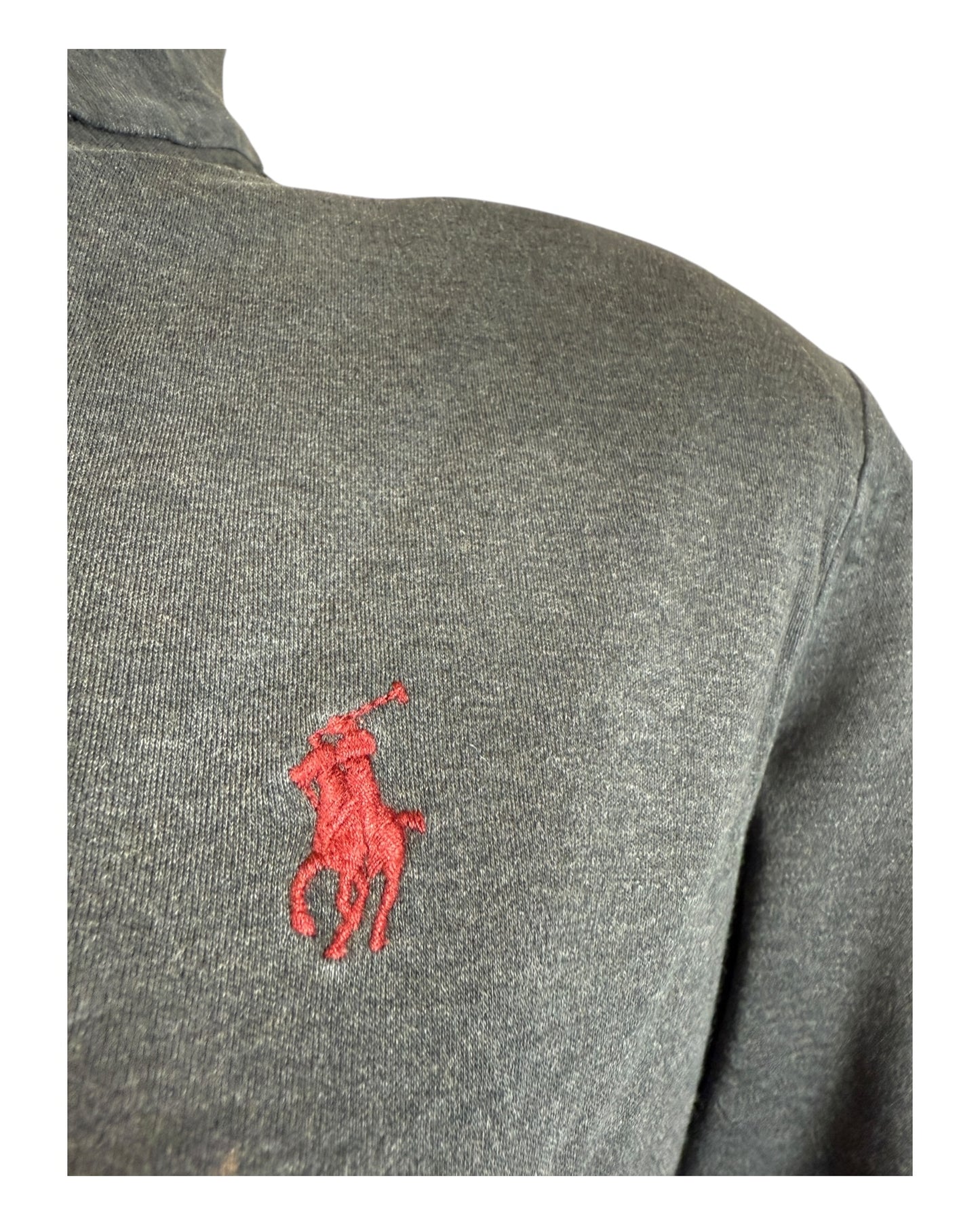 Polo Ralph Lauren Half Zip Pullover schwarz Größe S