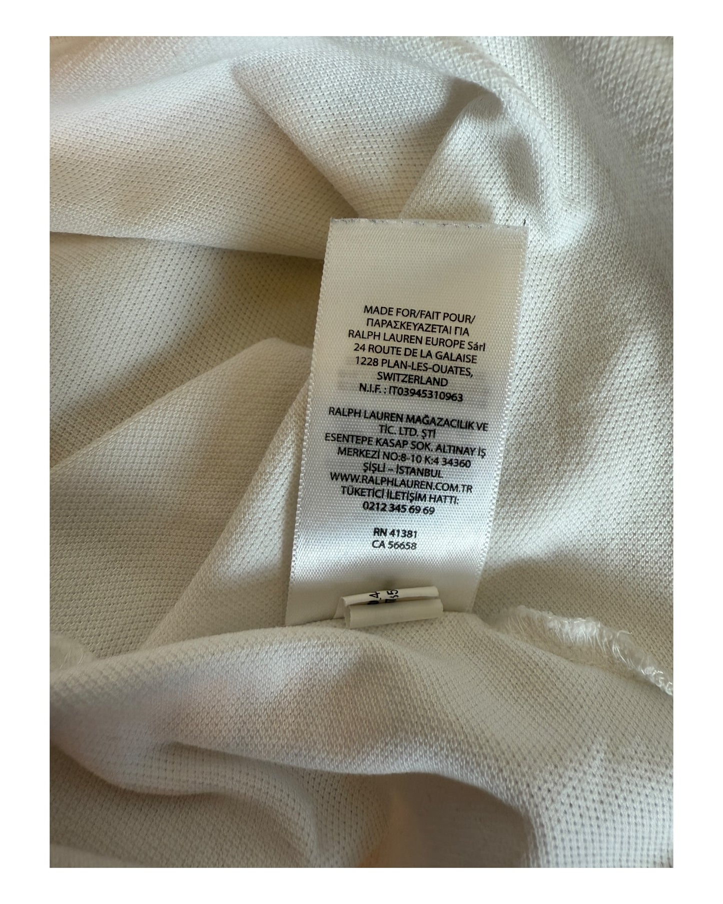 Polo Ralph Lauren Poloshirt weiß Größe L