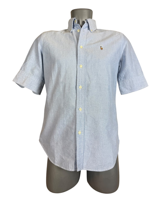 Polo Ralph Lauren kurzärmlige Bluse hellblau Größe S