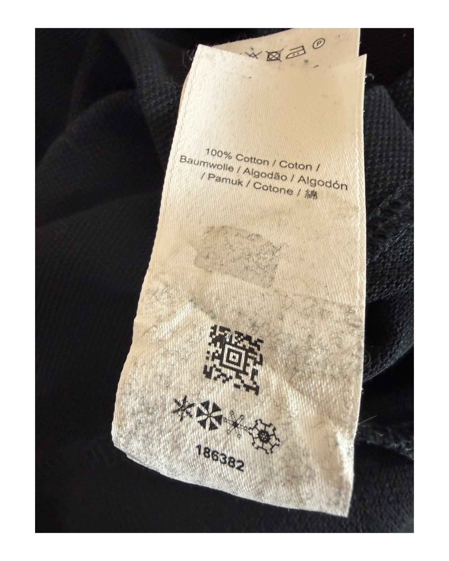 Fred Perry Poloshirt schwarz Größe M