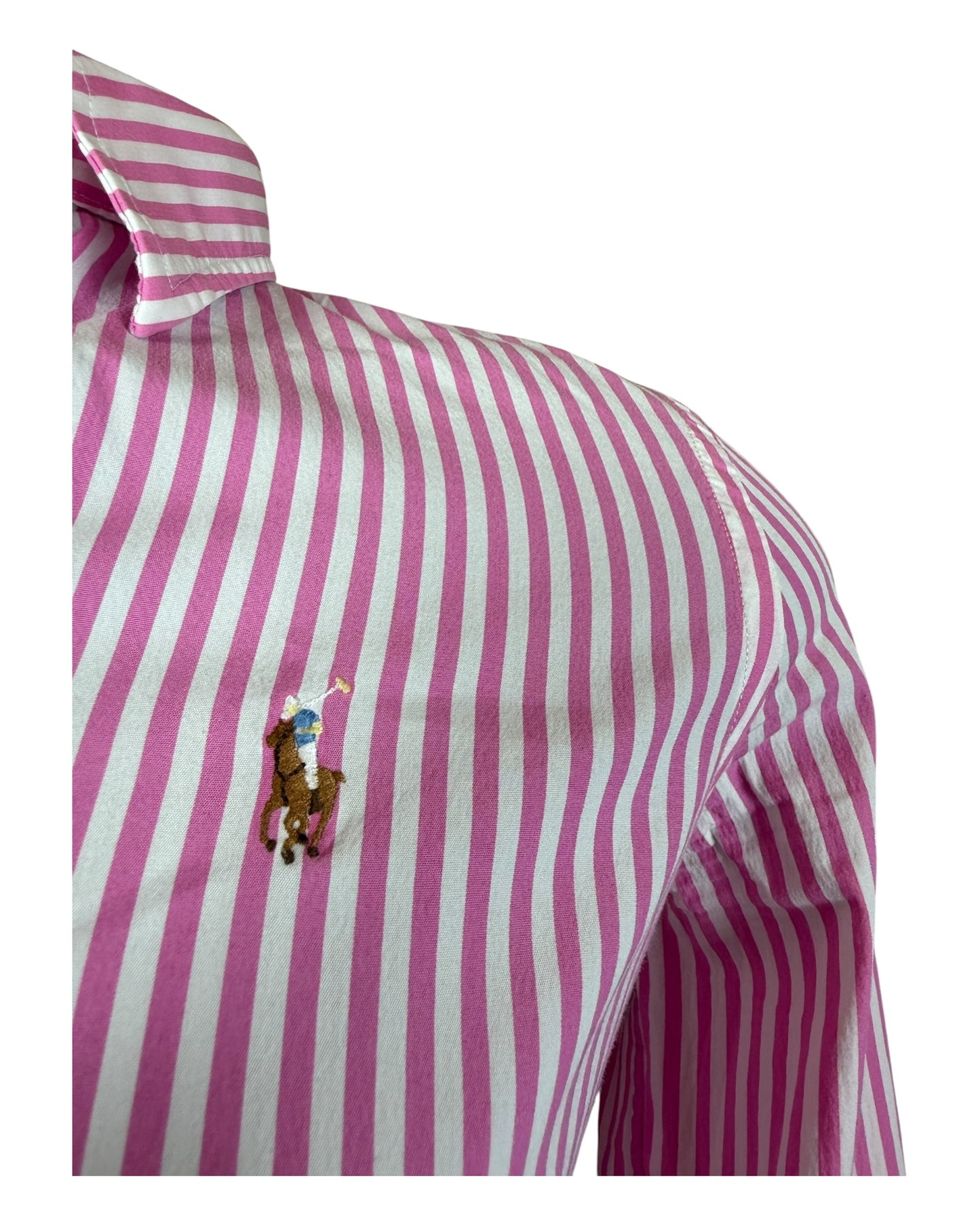 Polo Ralph Lauren Bluse pink weiß gestreift Größe S