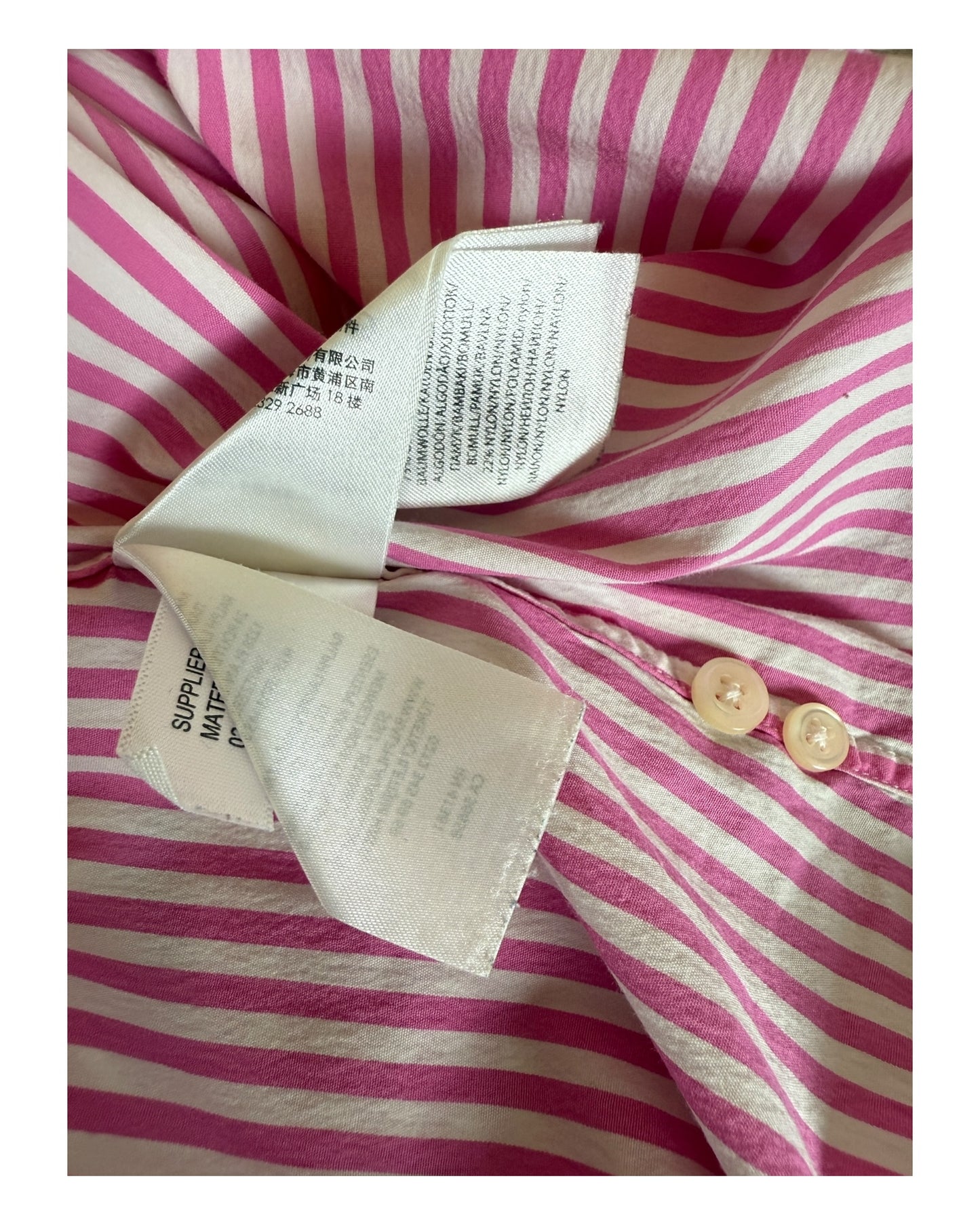 Polo Ralph Lauren Bluse pink weiß gestreift Größe S