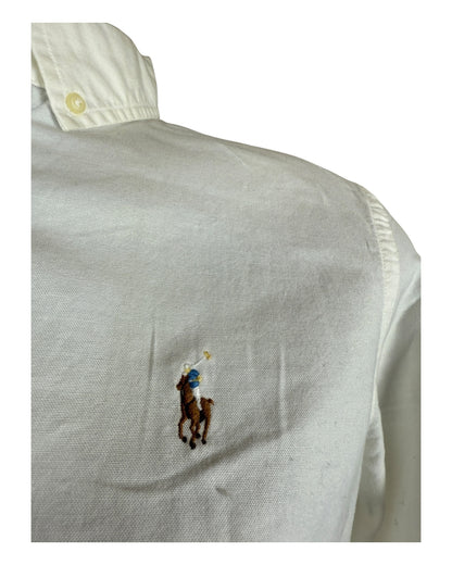 Polo Ralph Lauren Oxford Bluse weiß Größe M