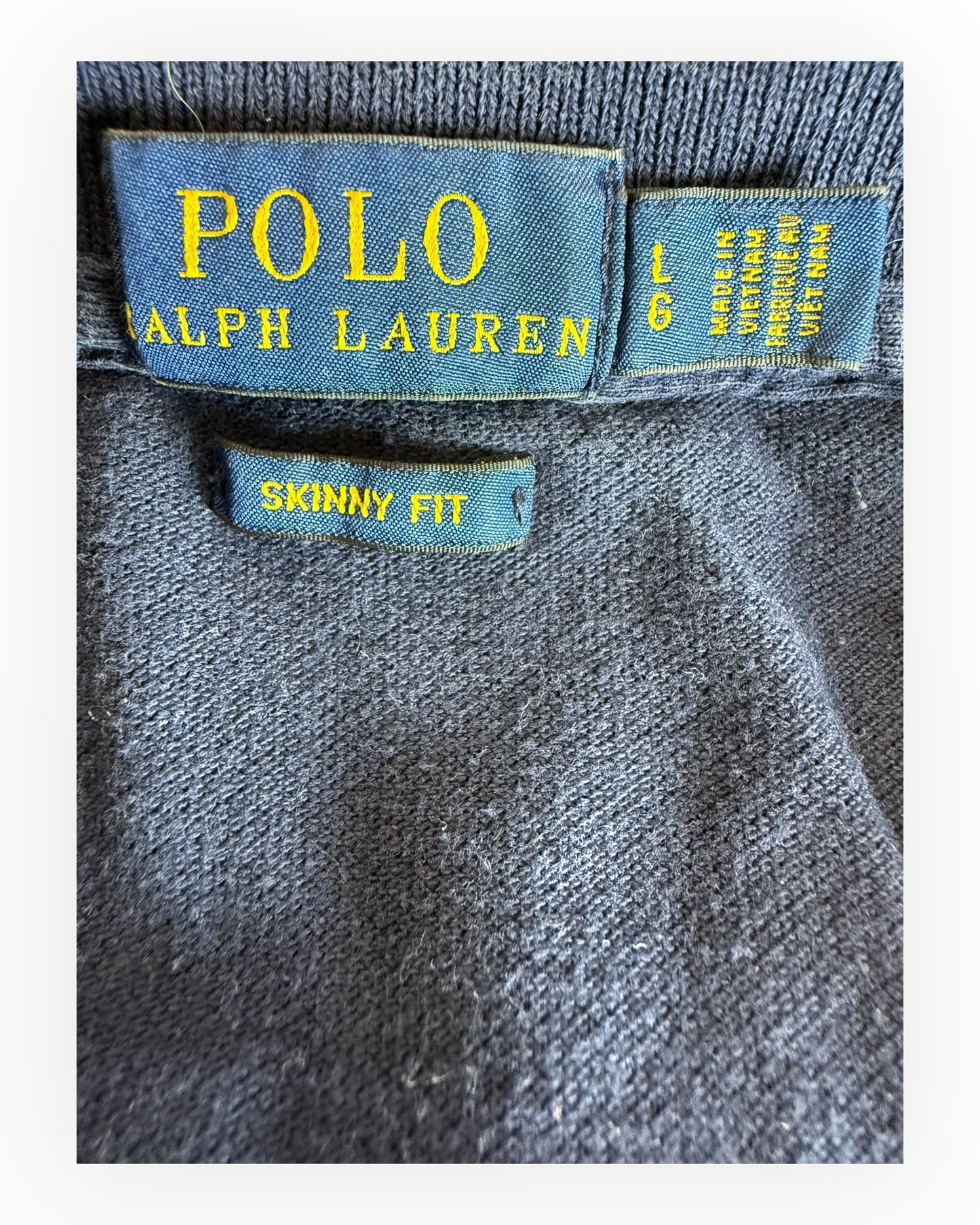 Polo Ralph Lauren Poloshirt marineblau Größe L