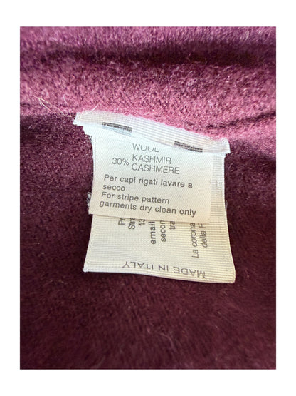 Fred Perry Pullover bordeauxrot Größe M