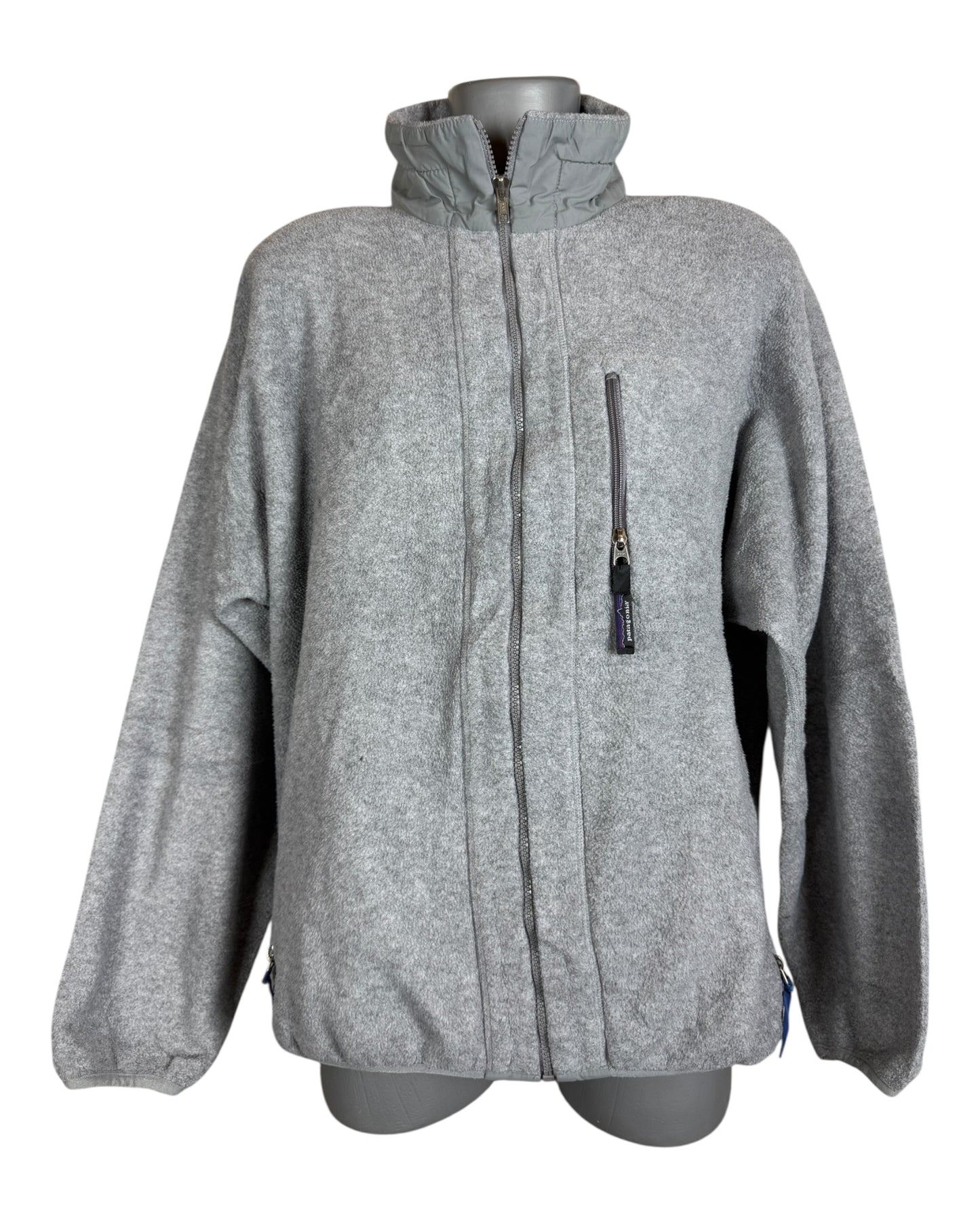 Patagonia Fleece Jacke grau Größe XL