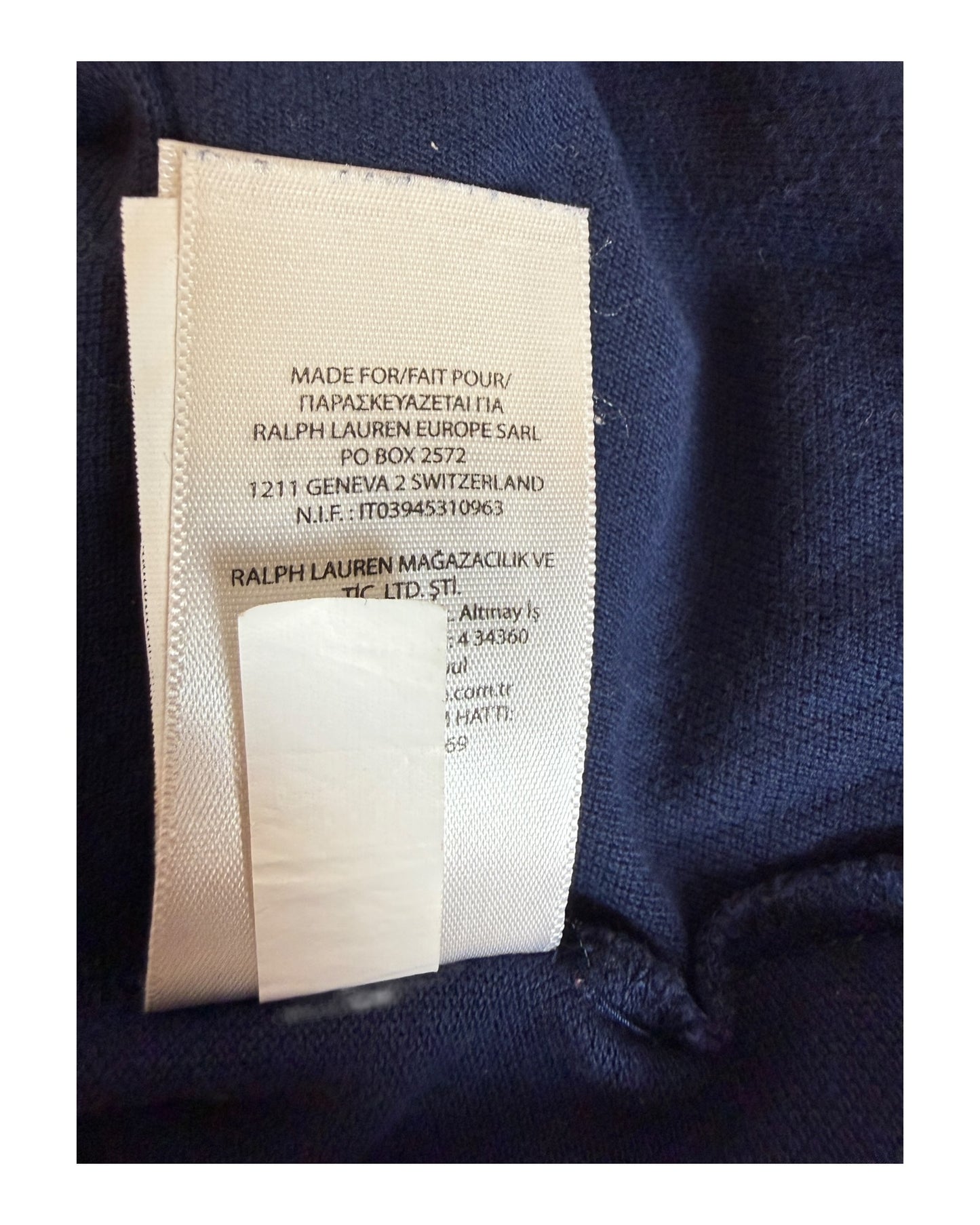 Polo Ralph Lauren Poloshirt marineblau Größe M