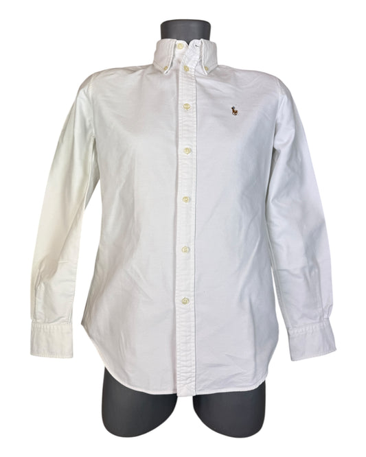 Polo Ralph Lauren Oxfordhemd Bluse weiß Größe S
