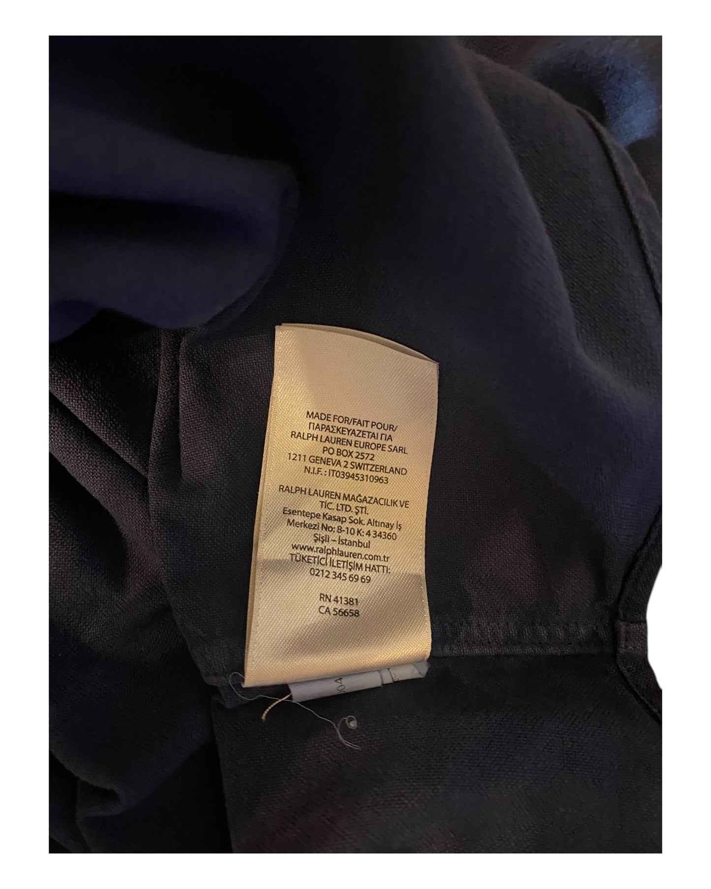 Polo Ralph Lauren Hemd blau Größe L