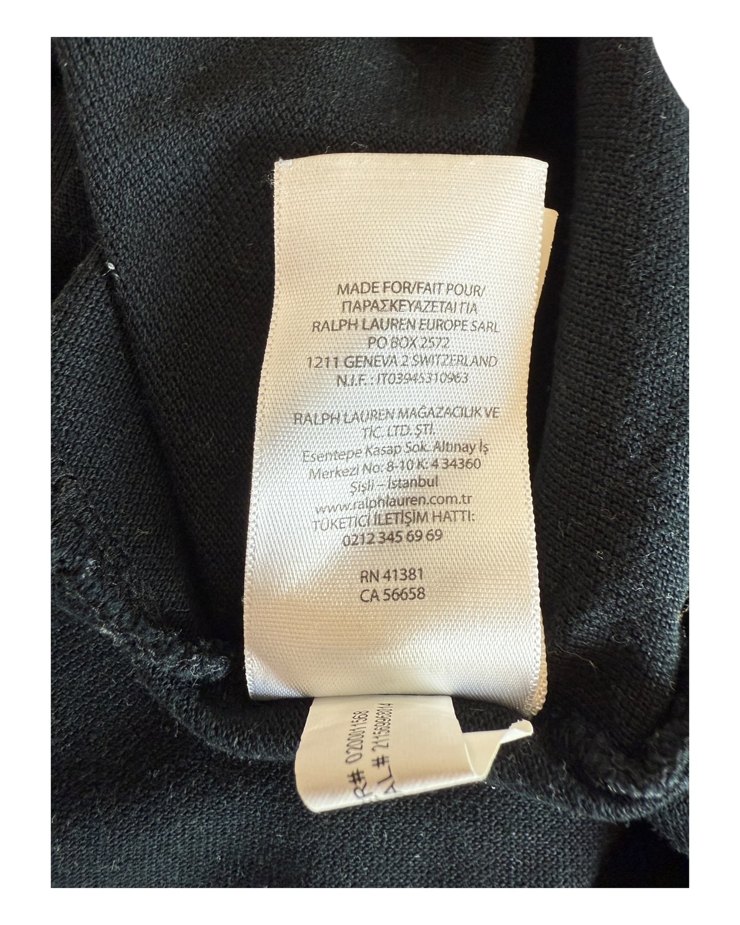 Polo Ralph Lauren Poloshirt schwarz Größe M