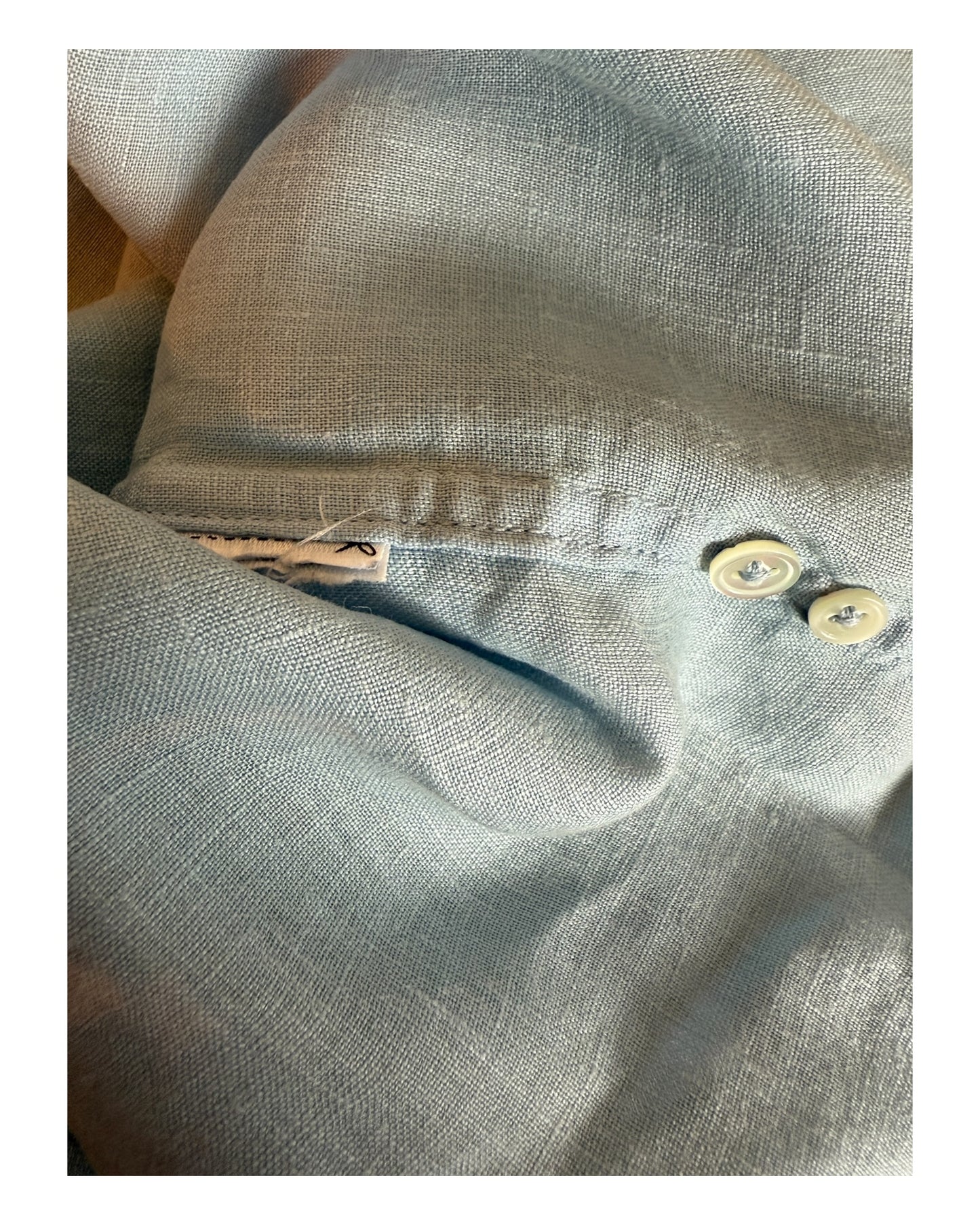 Polo Ralph Lauren Leinenhemd hellblau Größe L