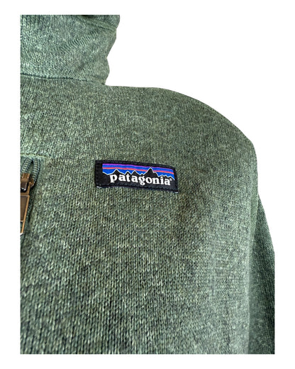 Patagonia Fleece Half Zip Pullover grün Größe L