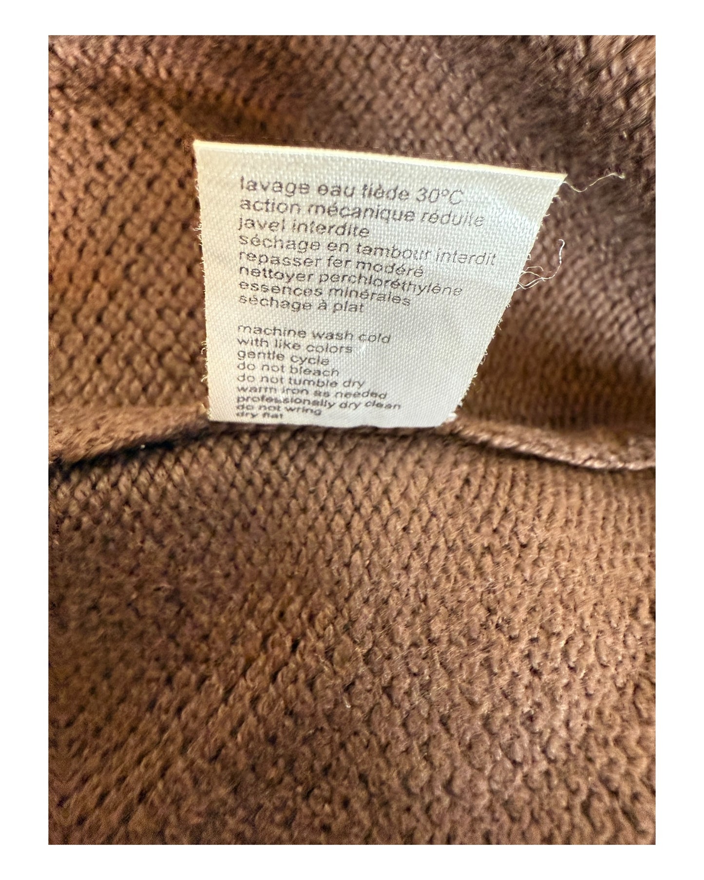 Lacoste Half Zip Pullover braun Größe XL
