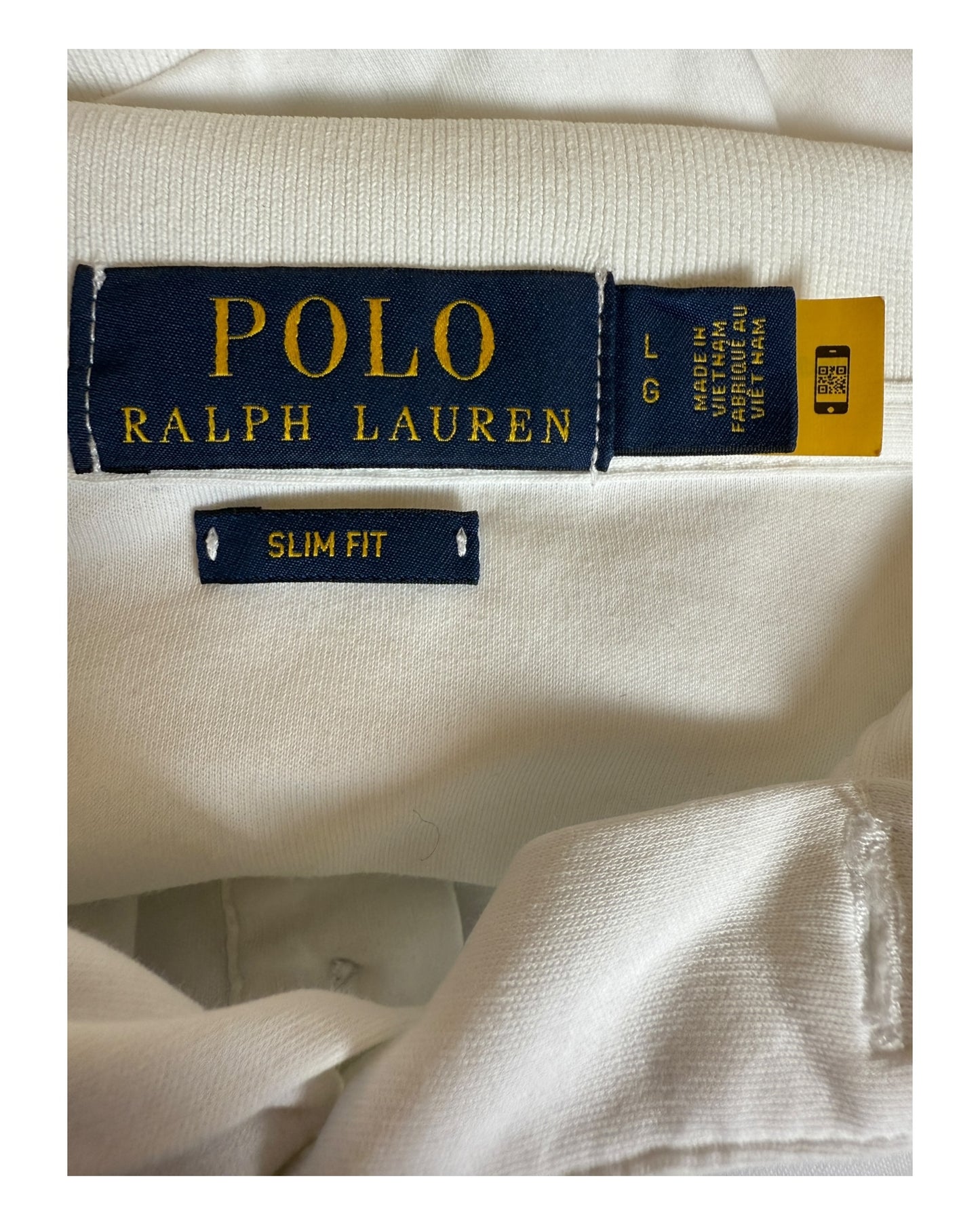 Polo Ralph Lauren Poloshirt weiß Größe L