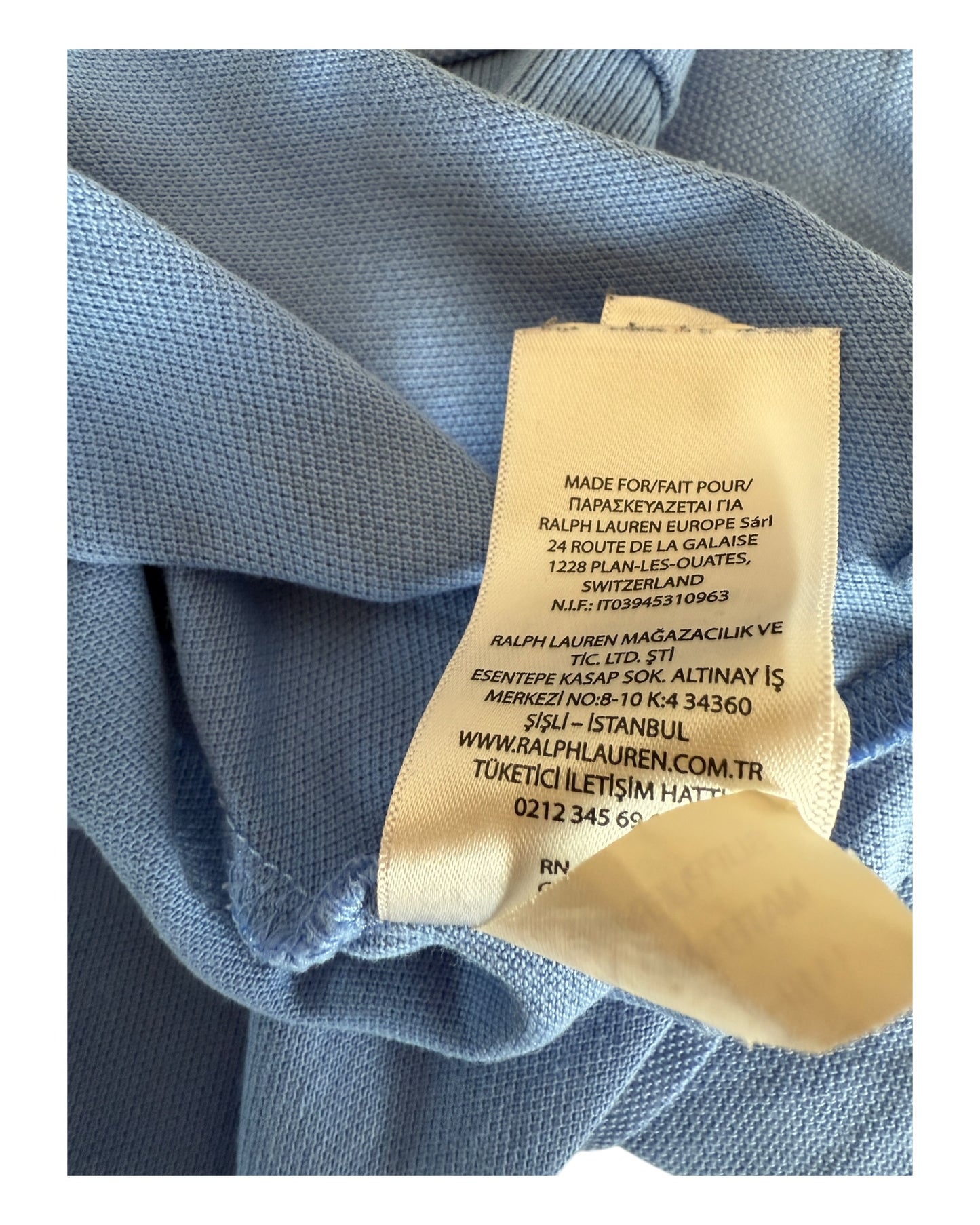 Polo Ralph Lauren Poloshirt hellblau Größe M
