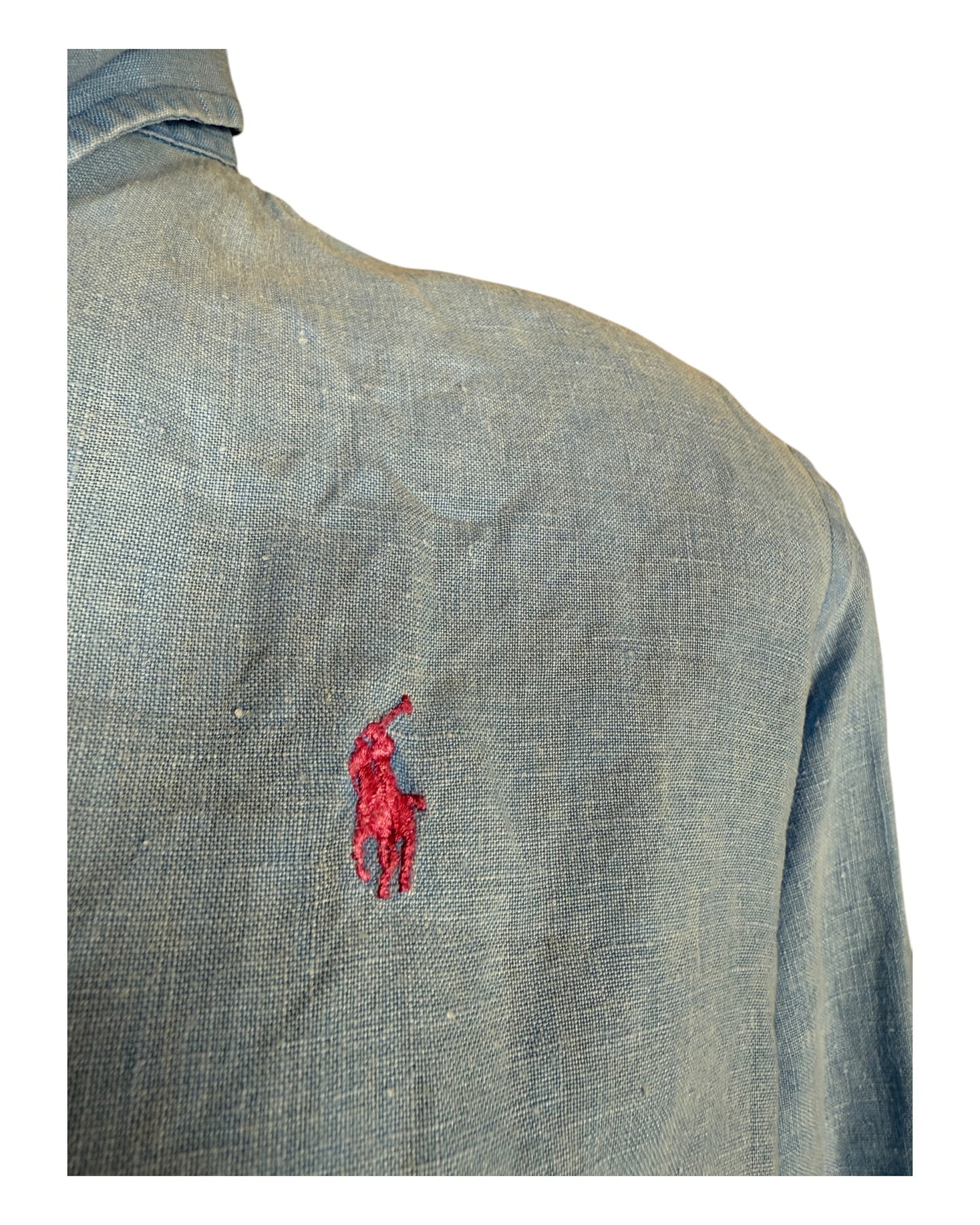 Polo Ralph Lauren Leinenhemd hellblau Größe M