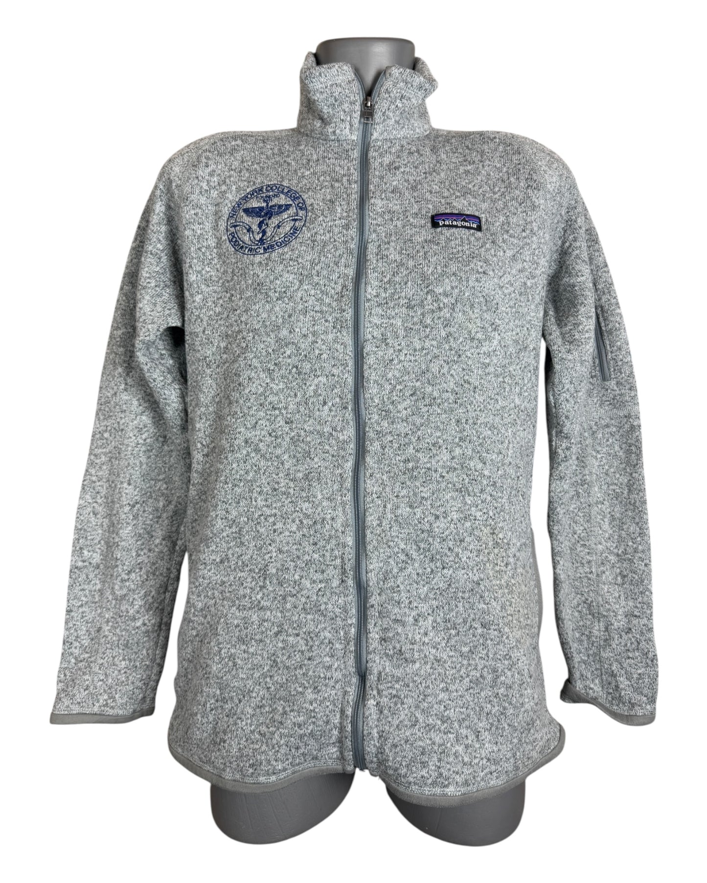 Patagonia Fleece Jacke grau Größe XL