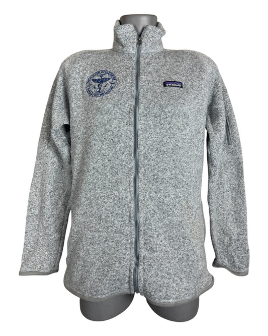 Patagonia Fleece Jacke grau Größe XL